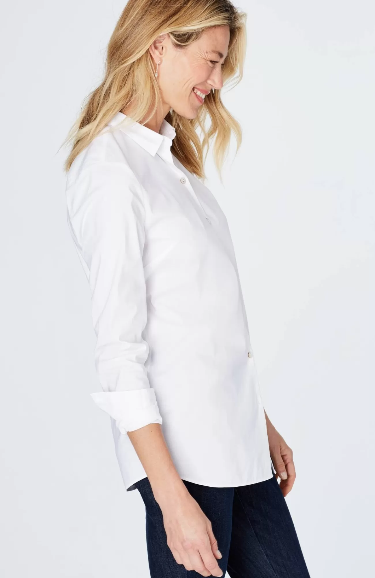 J.Jill Classic Shirt White Fashion