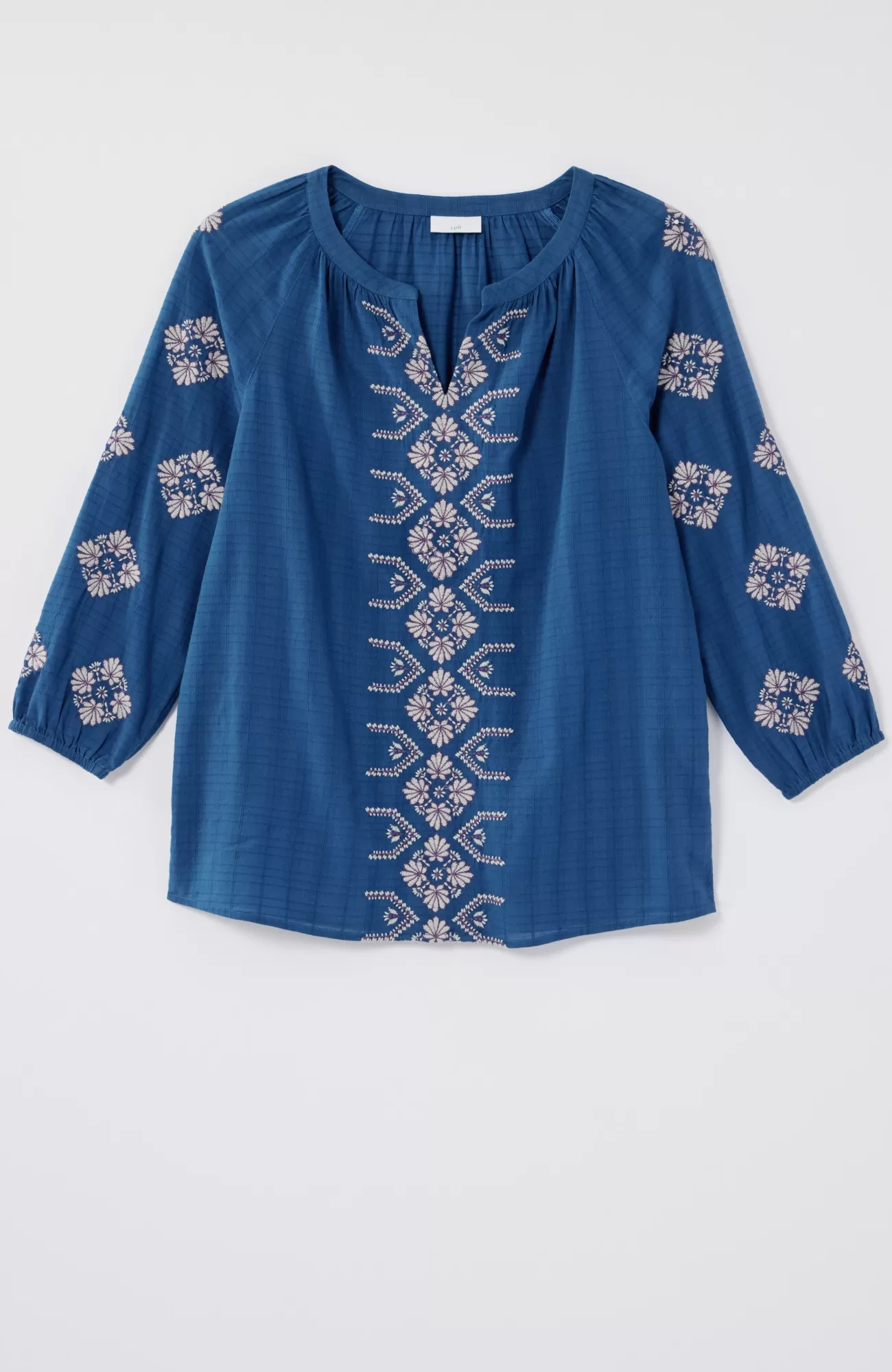 embroidered_texturedcotton_top_3-1.webp J.Jill Embroidered Textured-Cotton Top Coastline Multi Sale