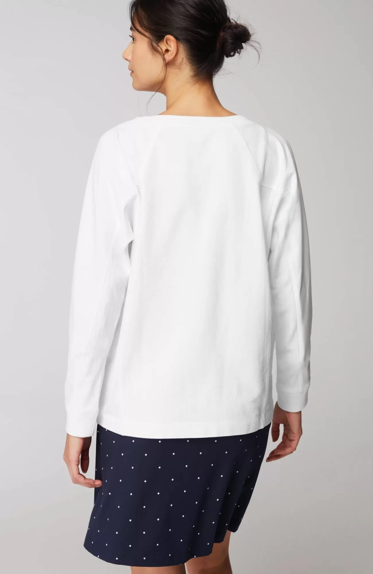 J.Jill Fit Seamed Dolman-Sleeve Sweatshirt Outlet