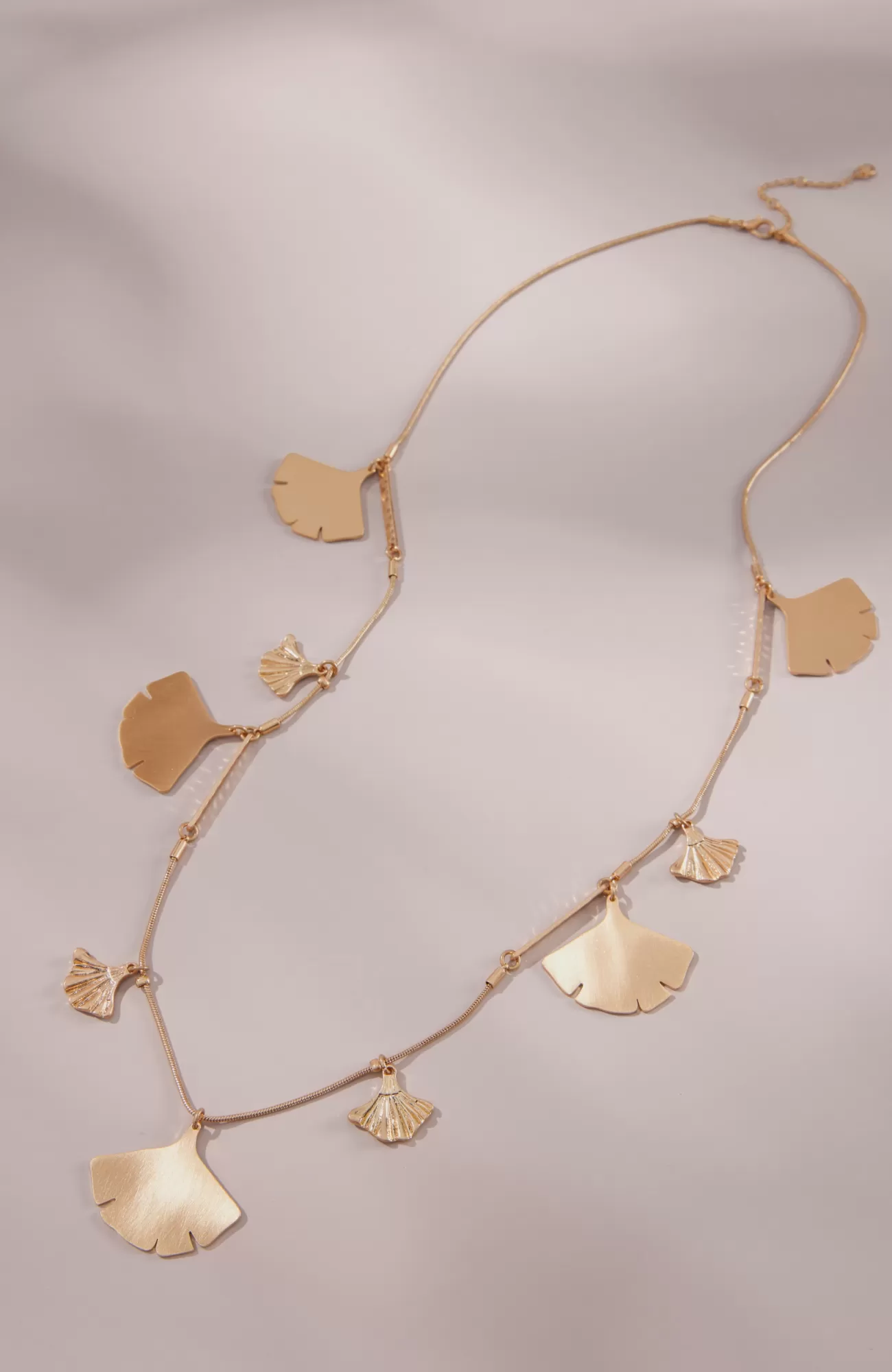 J.Jill Ginkgo Station Necklace Goldtone Best