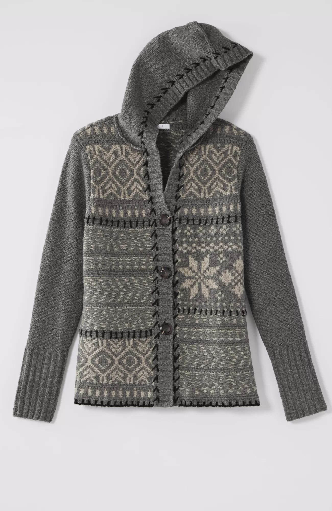 handembroidered_hooded_cardi_3-1.webp J.Jill Hand-Embroidered Hooded Cardi Dark Grey Heather/oatmeal Best
