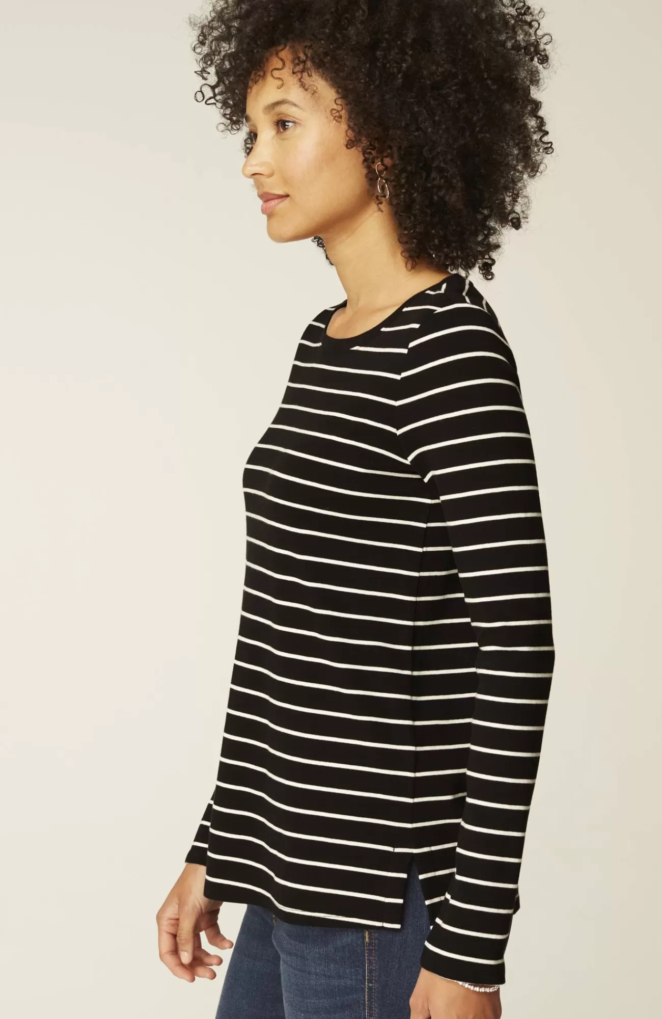 J.Jill Long-Sleeve Pima Crew-Neck Tee Flash Sale