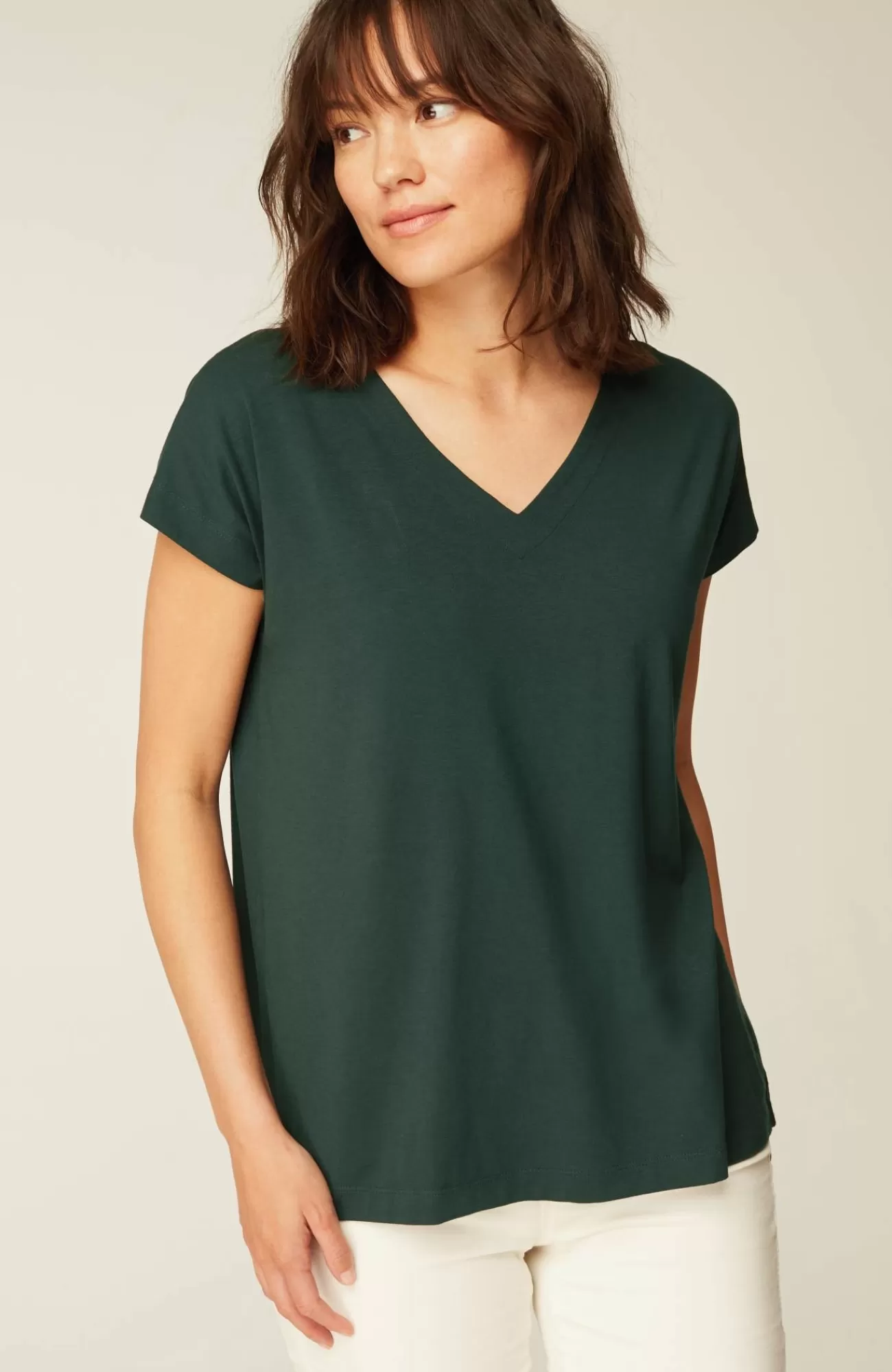J.Jill Luxe Supima® Pleat-Back Tee Online