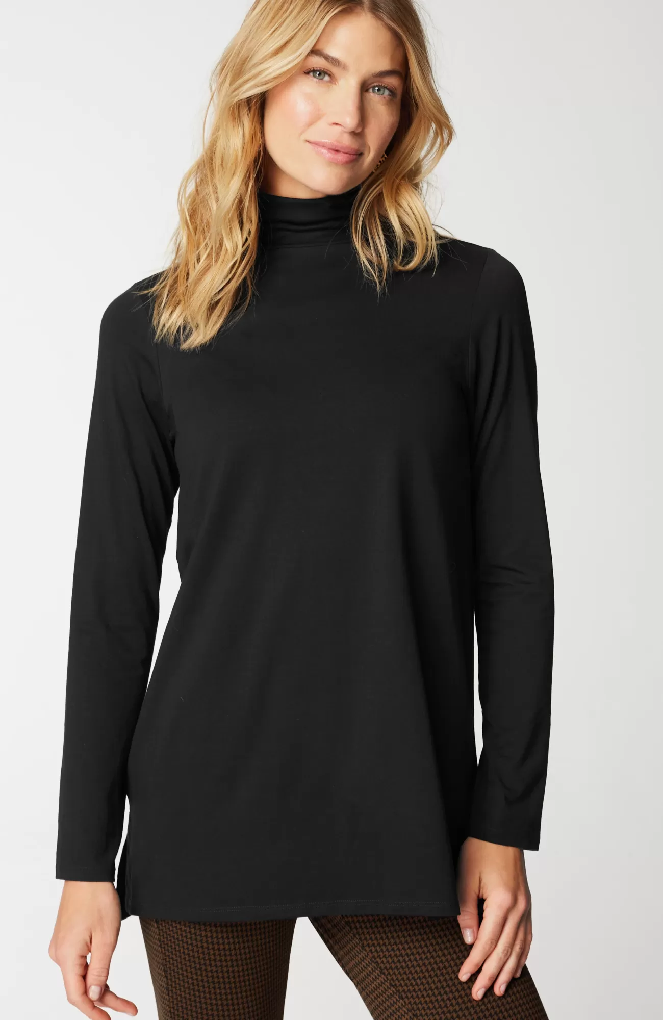 luxe_supima_turtleneck_tunic_10-2.webp J.Jill Luxe Supima® Turtleneck Tunic Vermilion Hot