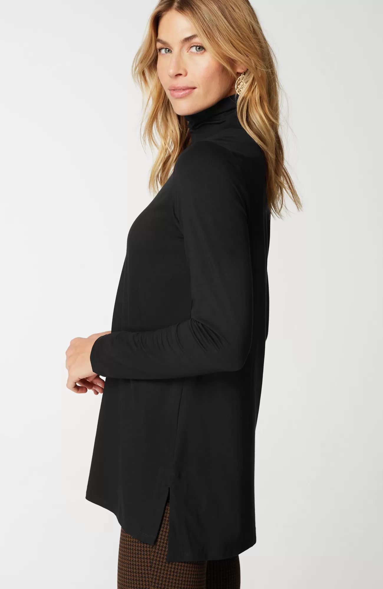 luxe_supima_turtleneck_tunic_14-2.webp J.Jill Luxe Supima® Turtleneck Tunic Vermilion Hot