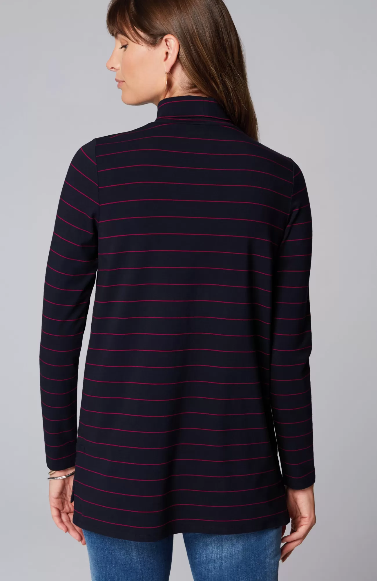 luxe_supima_turtleneck_tunic_22-2.webp J.Jill Luxe Supima® Turtleneck Tunic Vermilion Hot