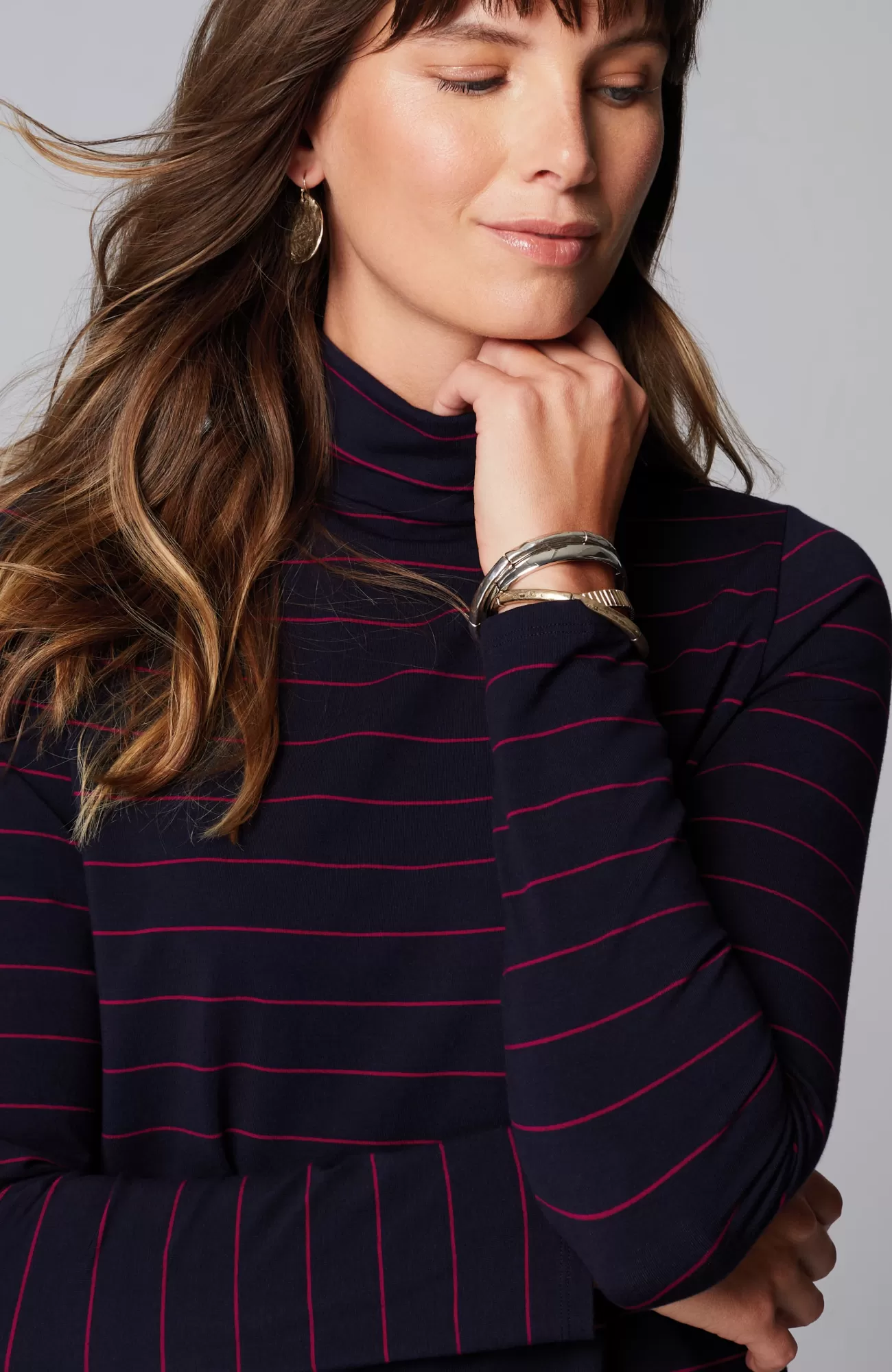 luxe_supima_turtleneck_tunic_23-2.webp J.Jill Luxe Supima® Turtleneck Tunic Vermilion Hot