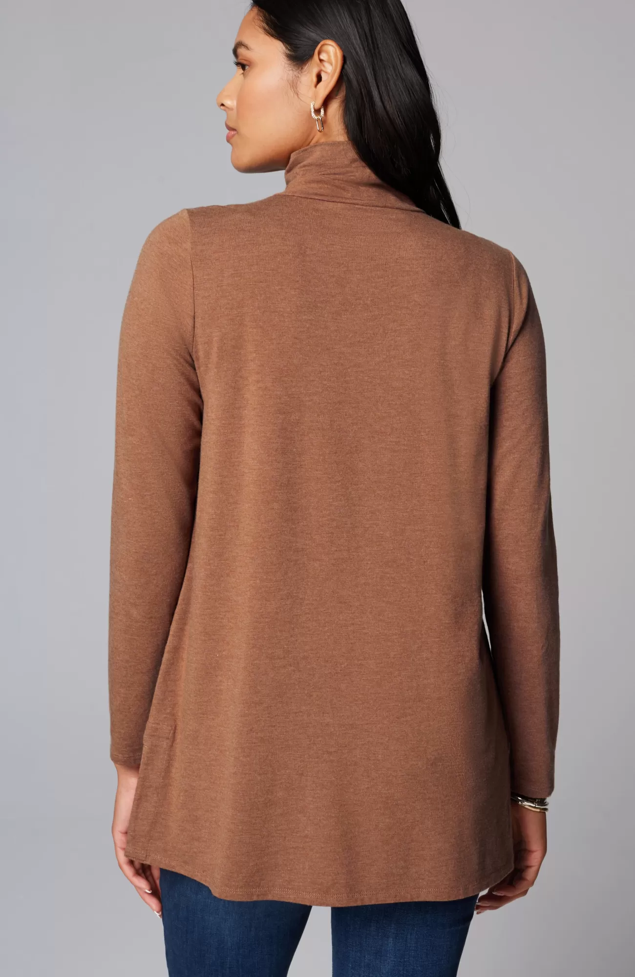 luxe_supima_turtleneck_tunic_36-2.webp J.Jill Luxe Supima® Turtleneck Tunic Vermilion Hot