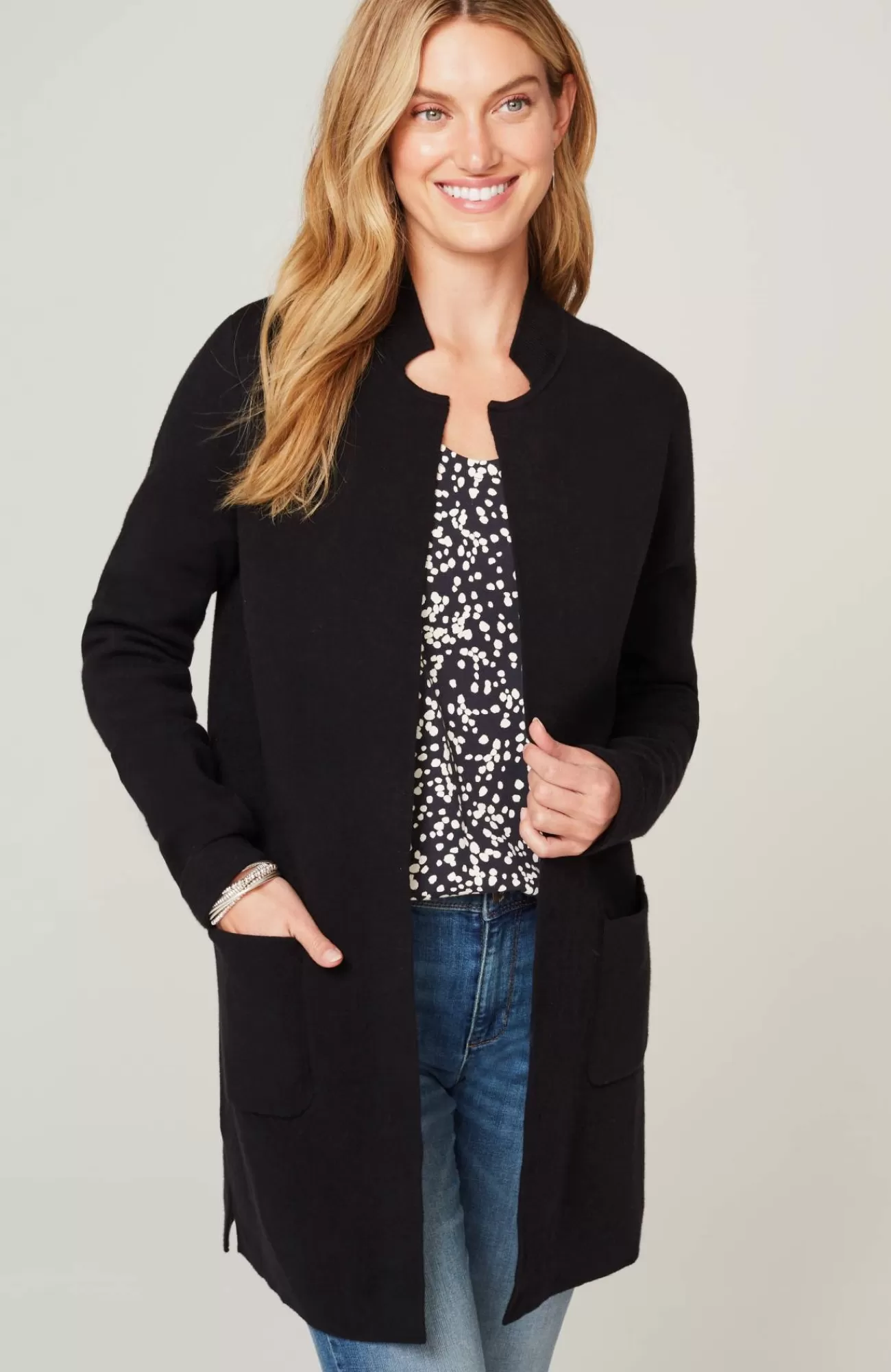 J.Jill Majestic Open-Front Cardi Shop