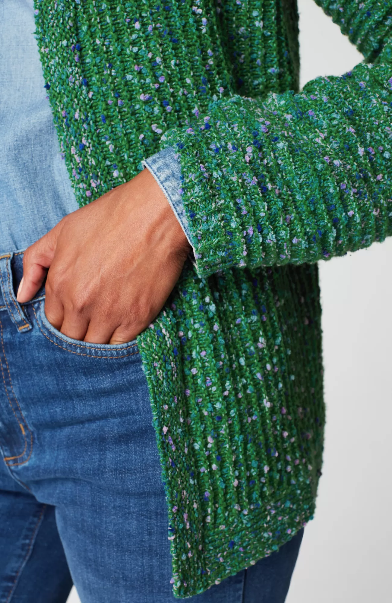 multicolored_cardi_2-1.webp J.Jill Multicolored Cardi Hunter Green Multi Outlet