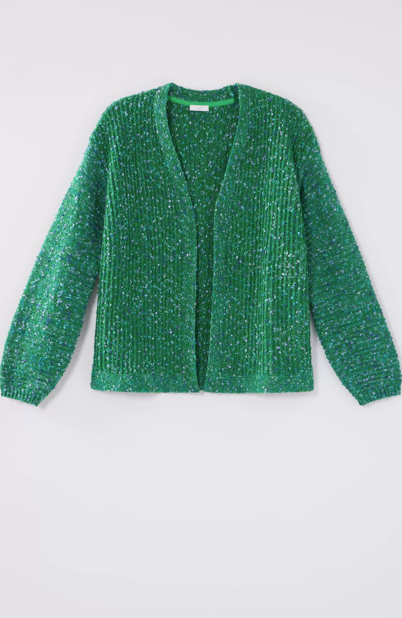 multicolored_cardi_3-1.webp J.Jill Multicolored Cardi Hunter Green Multi Outlet