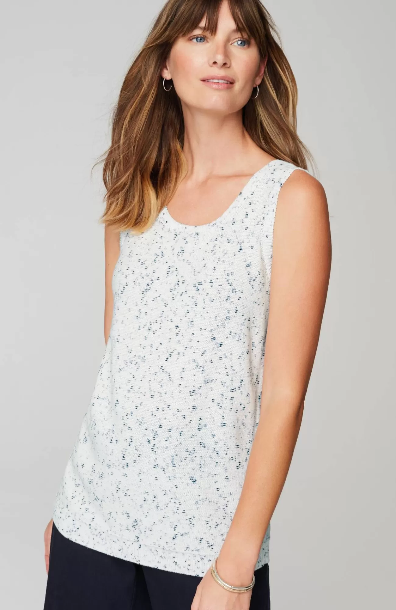 J.Jill Multi-Tweed Lightweight Shell Soft Stone Multi Shop