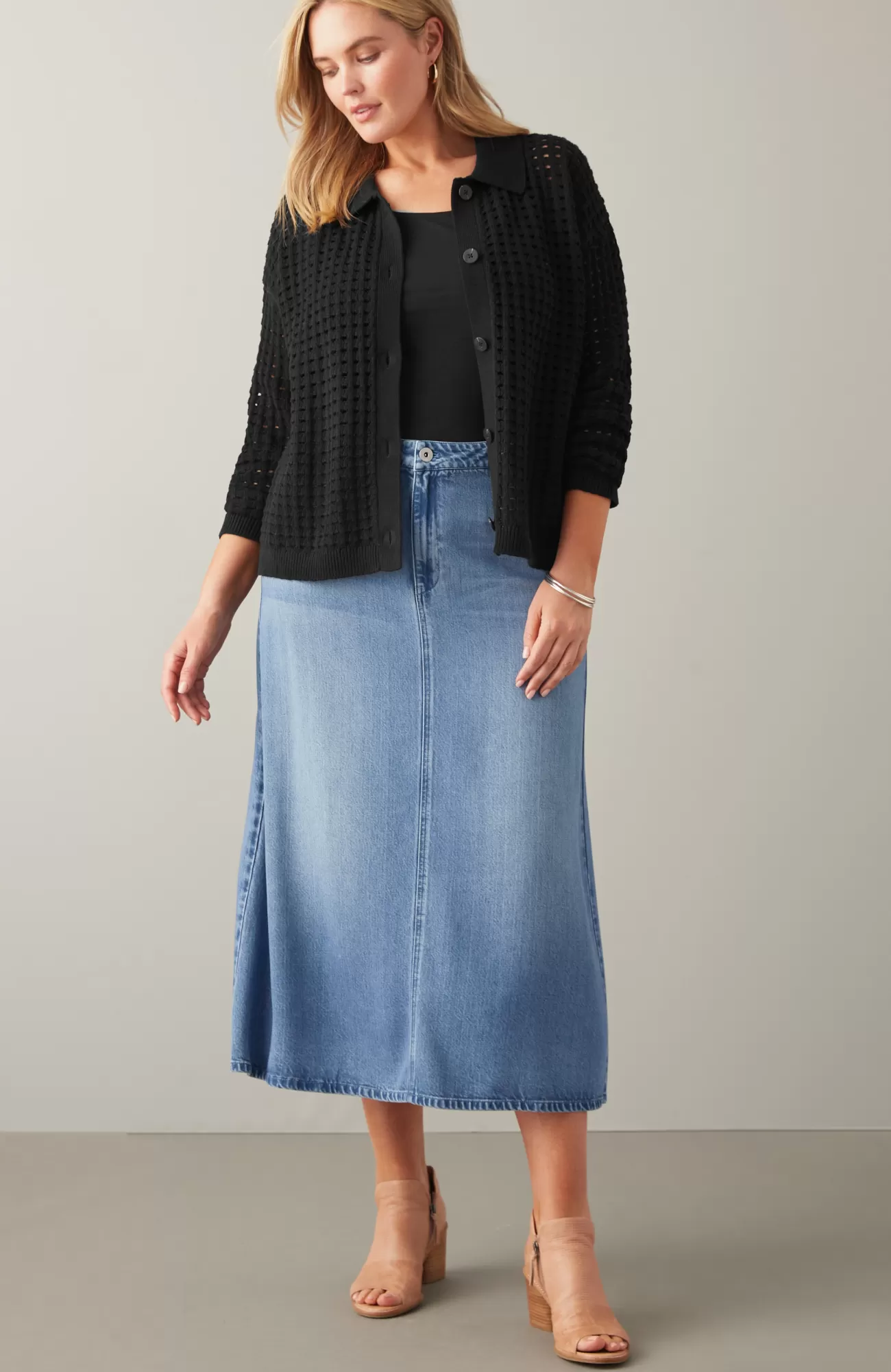 J.Jill Open-Texture Cardi Discount