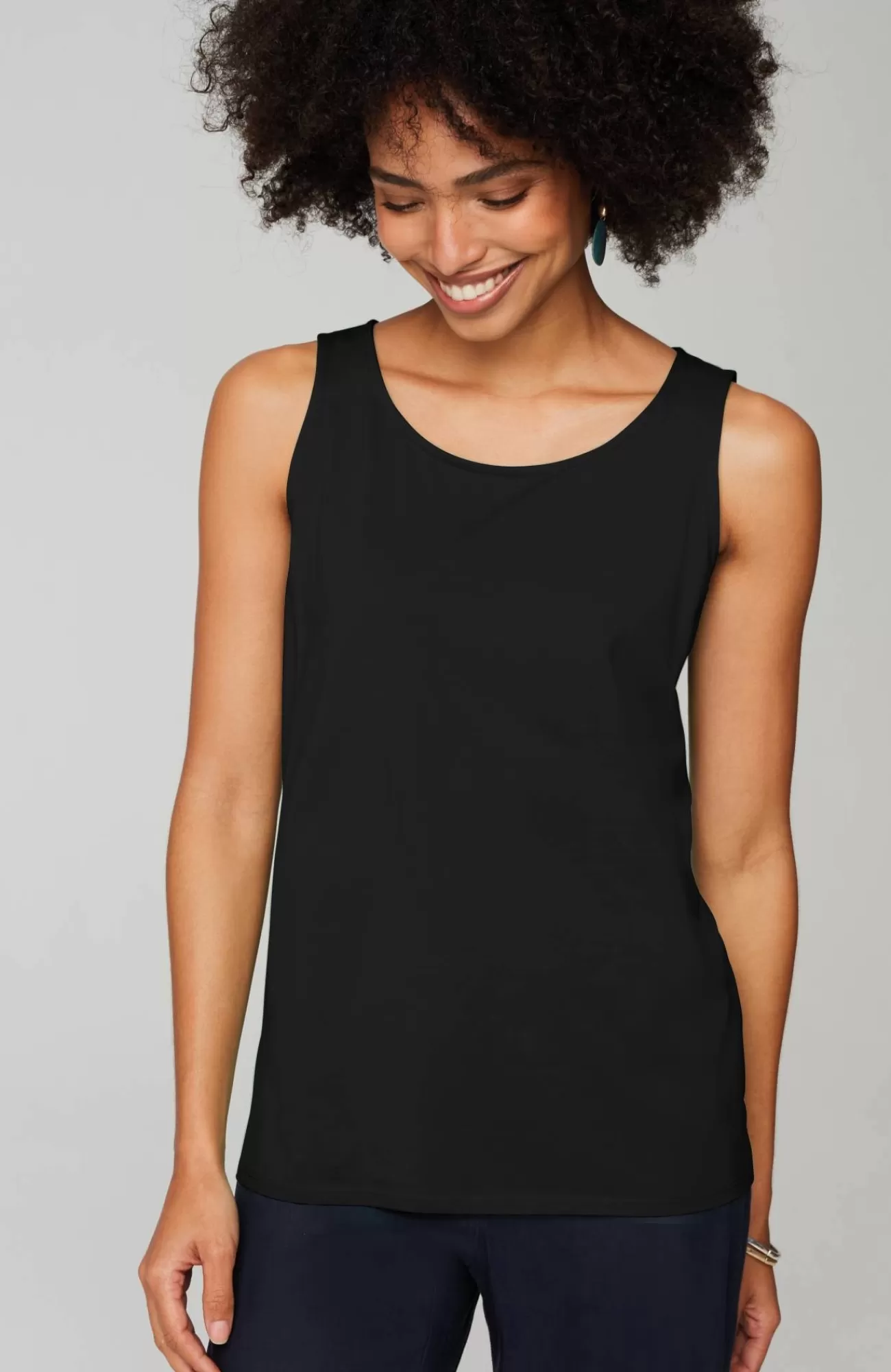J.Jill Pima-Stretch Knit Tank Outlet