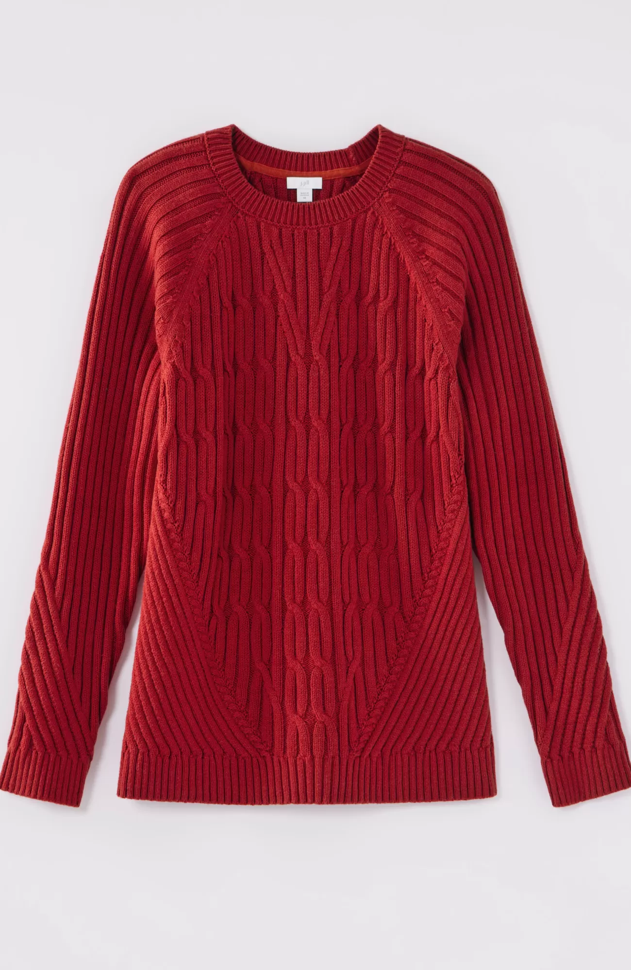 placedcable_sweater_2-1.webp J.Jill Placed-Cable Sweater Radiant Red Clearance
