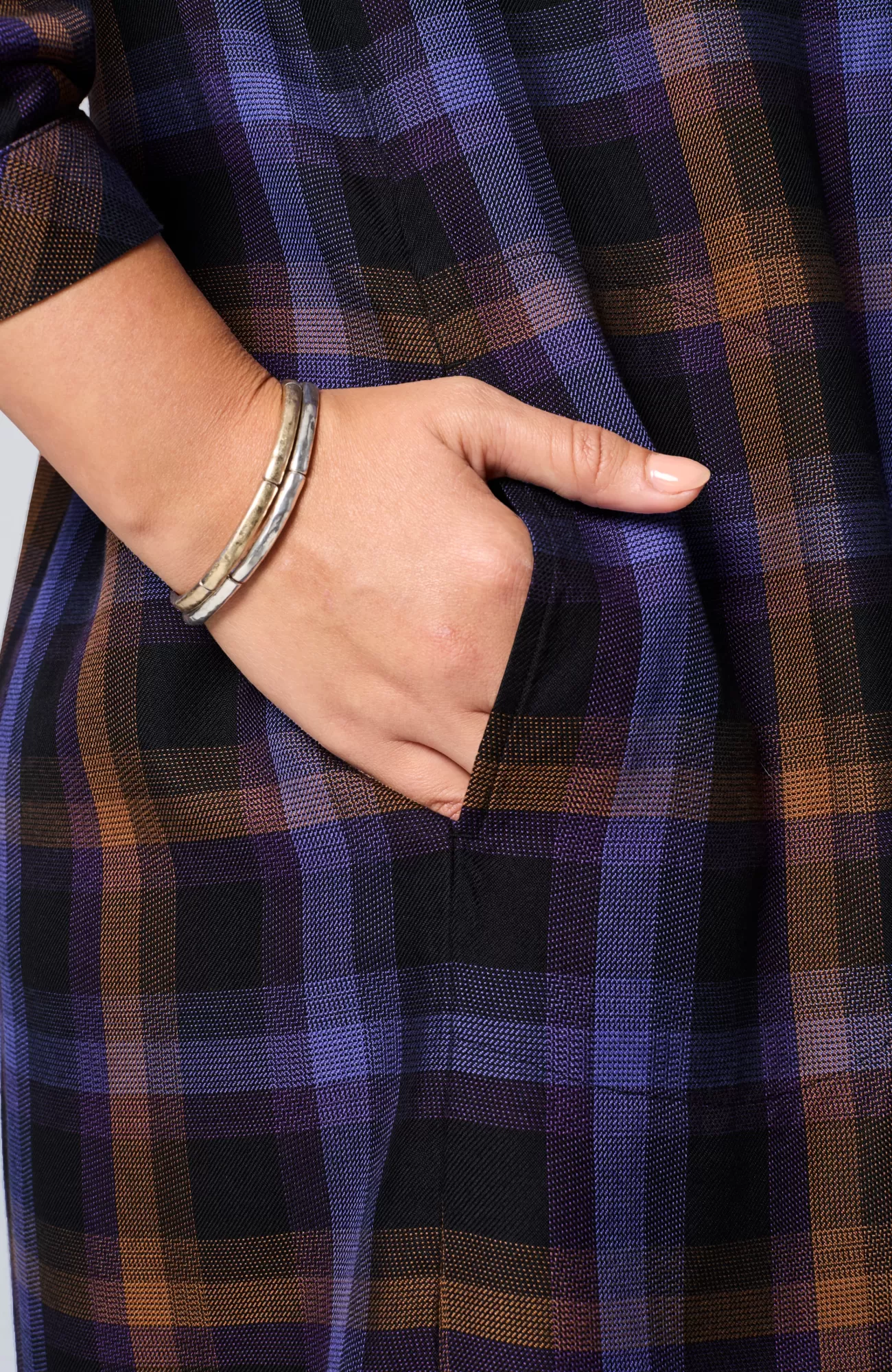 plaid_splitneck_dress_2-1.webp J.Jill Plaid Split-Neck Dress Cheap