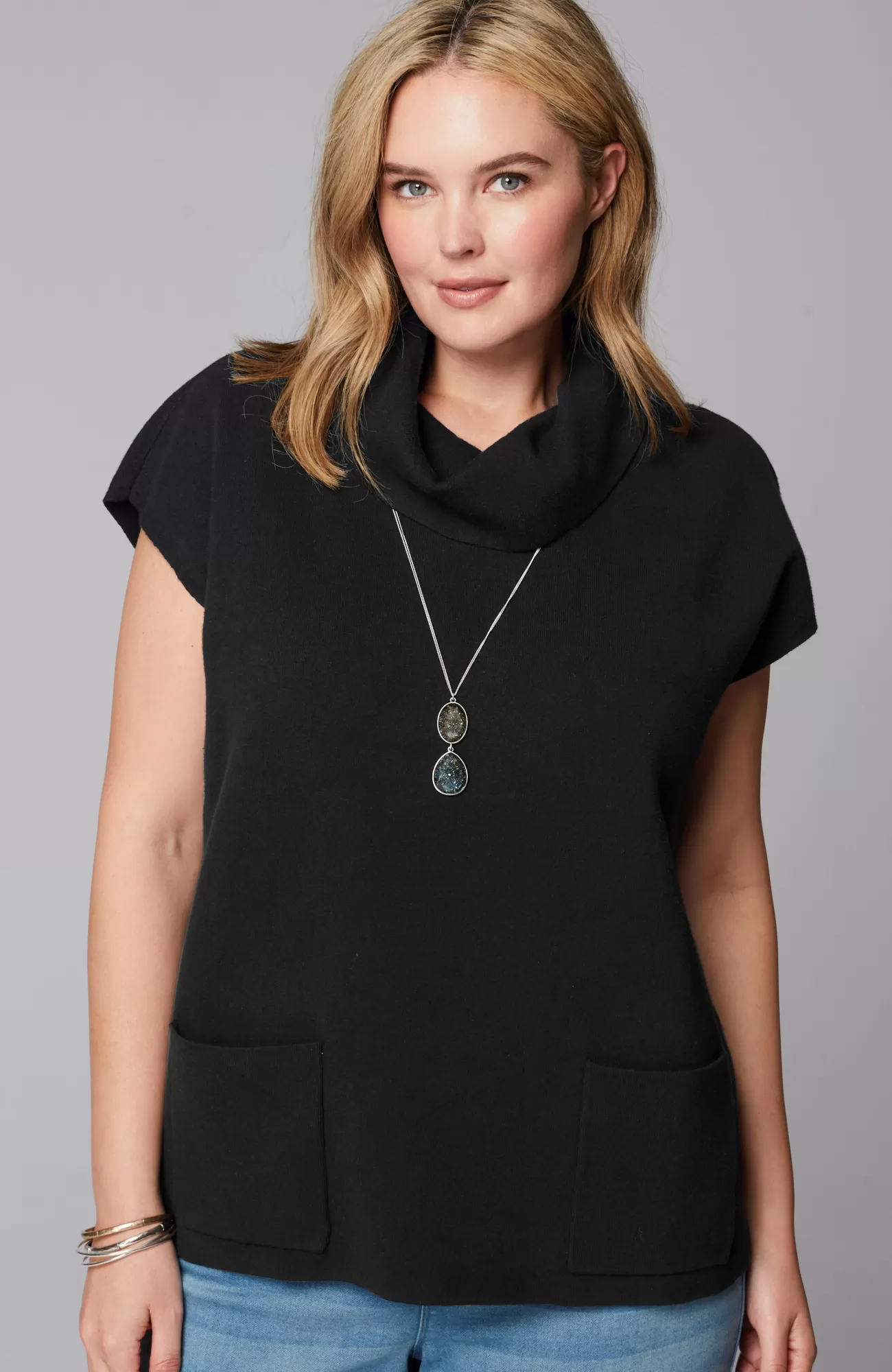 J.Jill Pure Jill Double-Knit Sweater-Vest Fashion