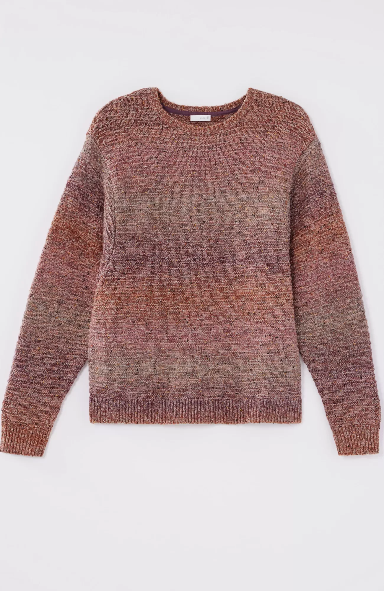 J.Jill Pure Jill Multicolored Knit Sweater Dried Rose Multi Store