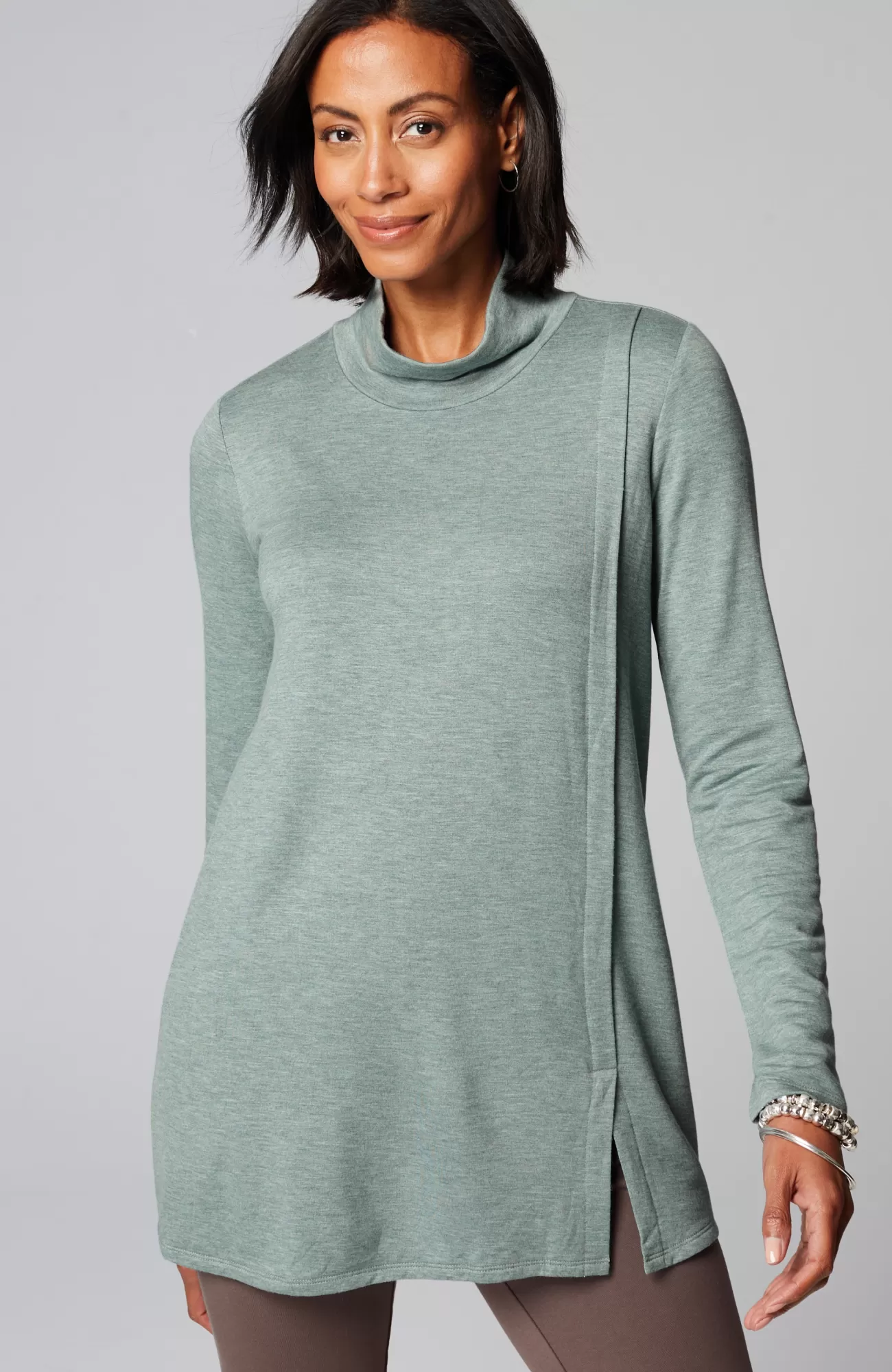 pure_jill_tranquility_mockneck_tunic_4-1.webp J.Jill Pure Jill Tranquility Mock-Neck Tunic Sage Blue Heather Cheap