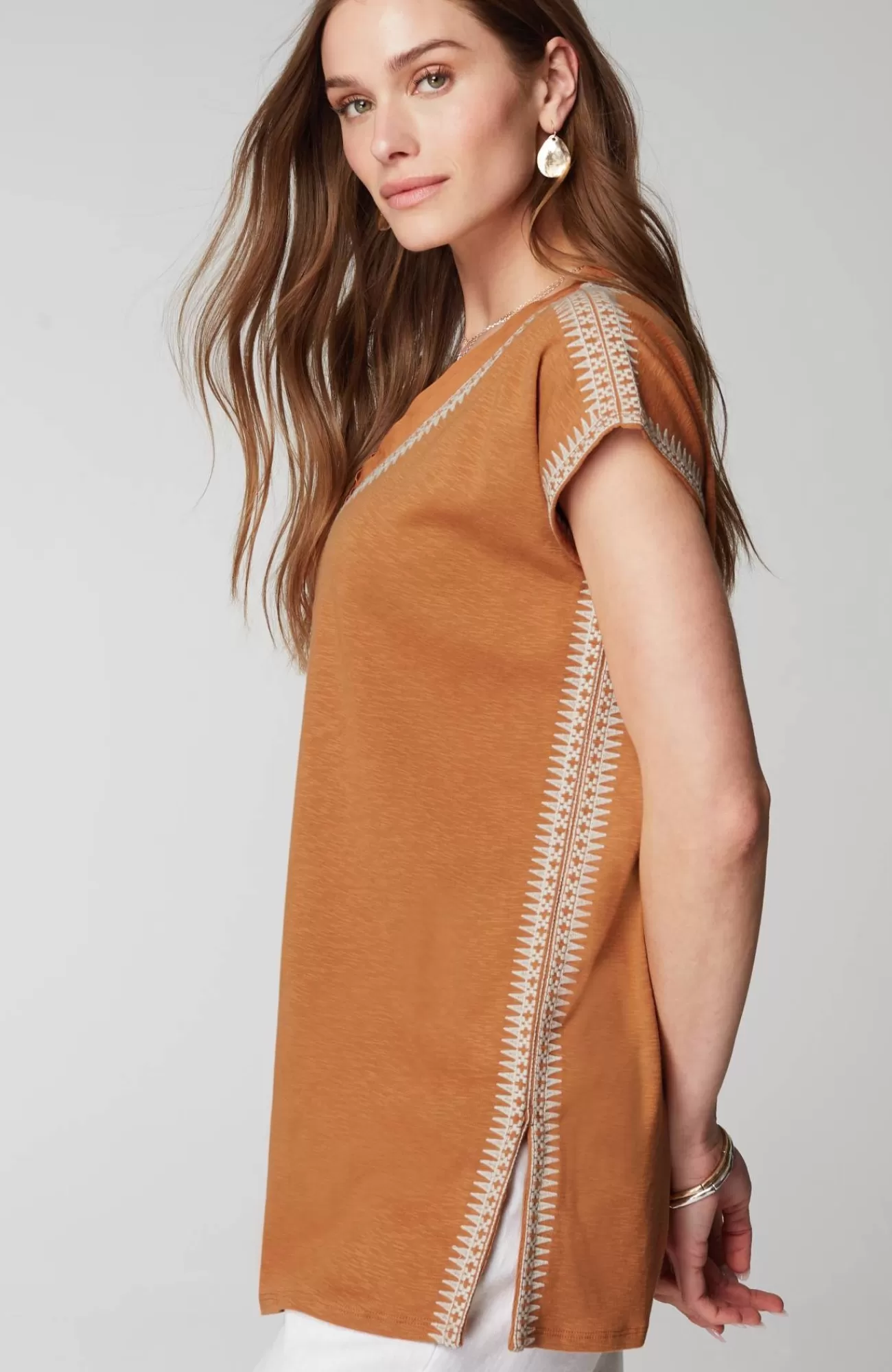 pure_jill_woventrim_embroidered_tunic_4.webp J.Jill Pure Jill Woven-Trim Embroidered Tunic Sweet Tea/cream Clearance