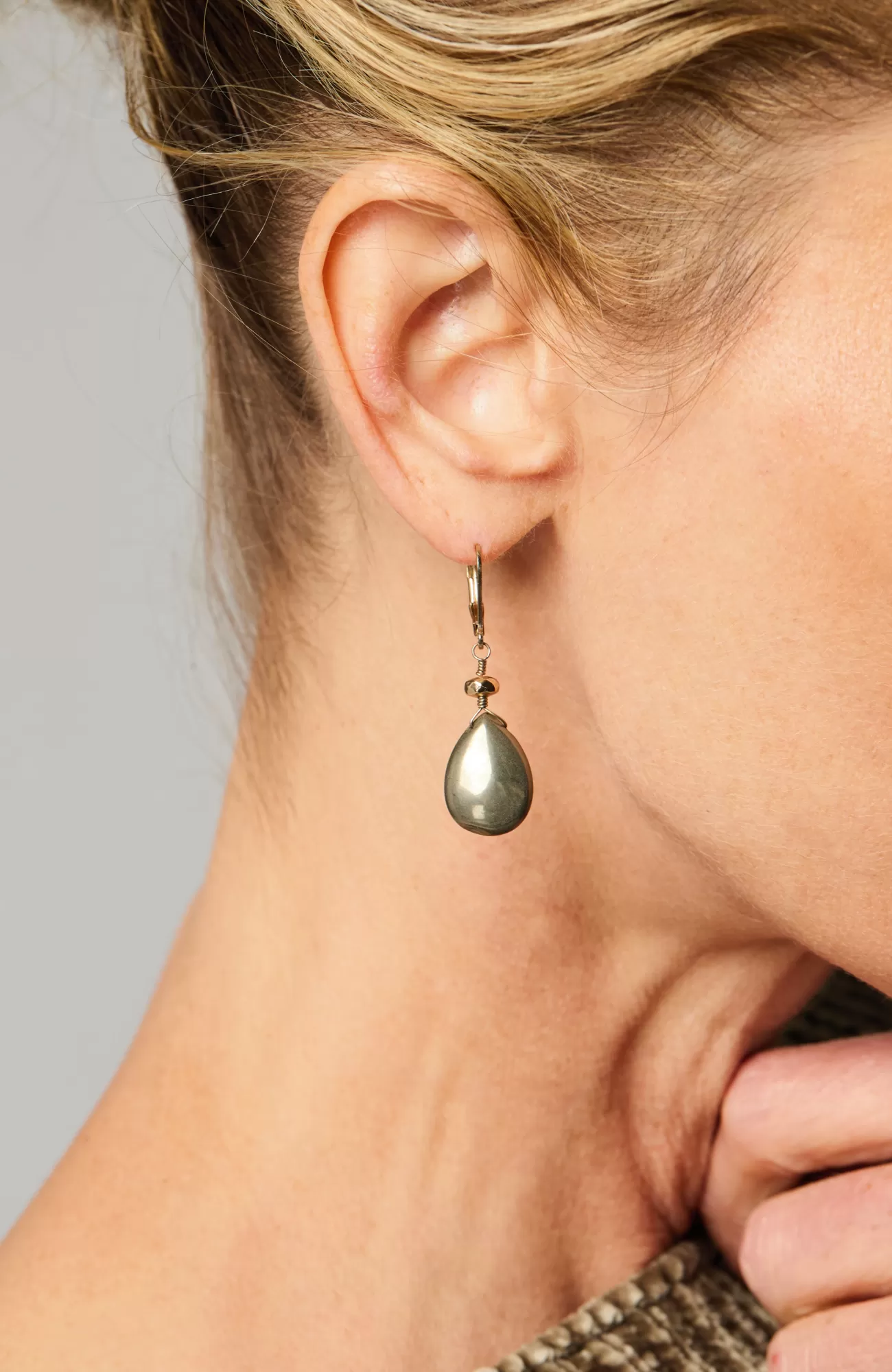 J.Jill Pyrite Drop Earrings Neutral Multi Cheap