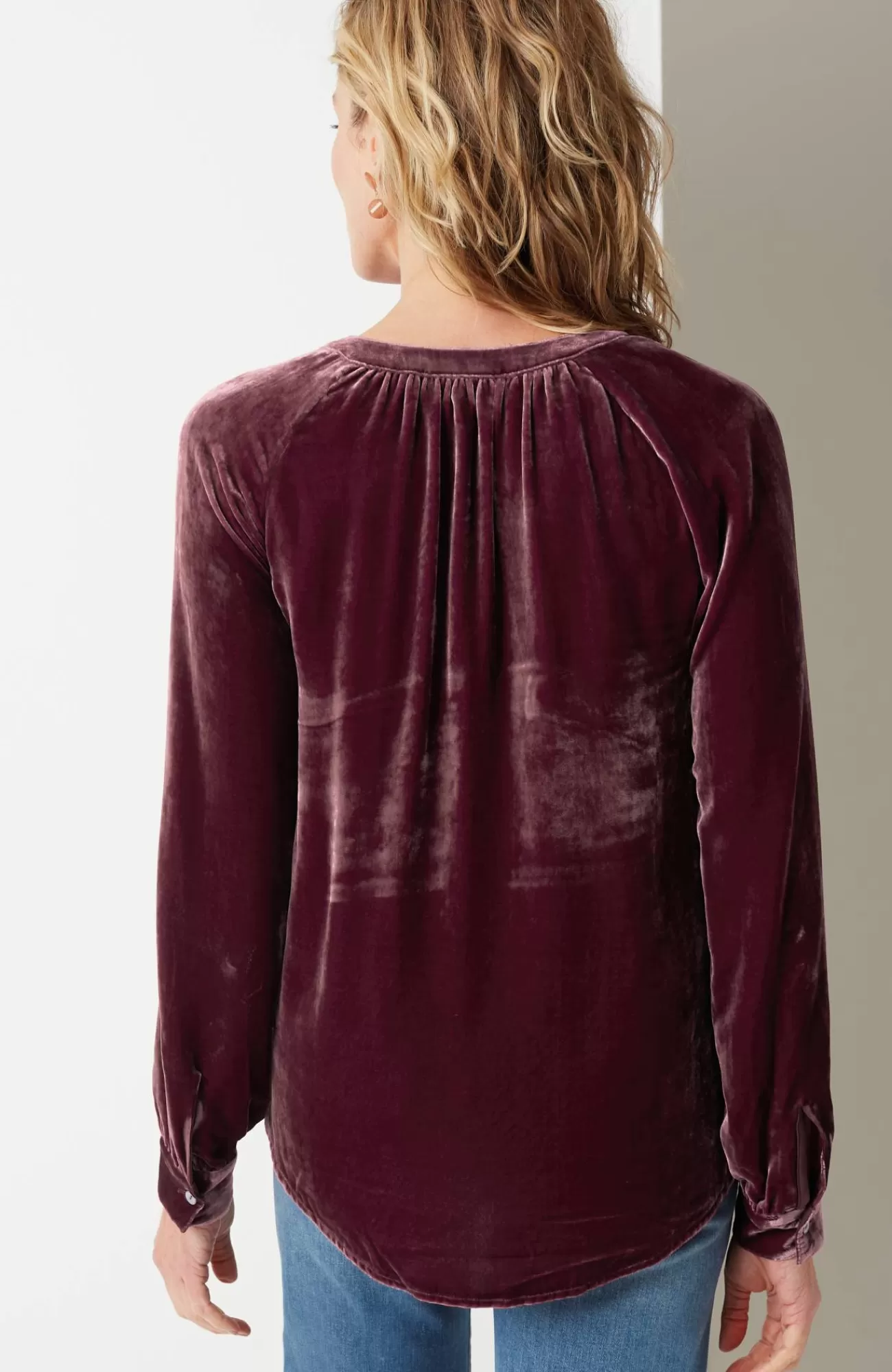rayon__silk_velvet_blouse_2.webp J.Jill Rayon & Silk Velvet Blouse Online