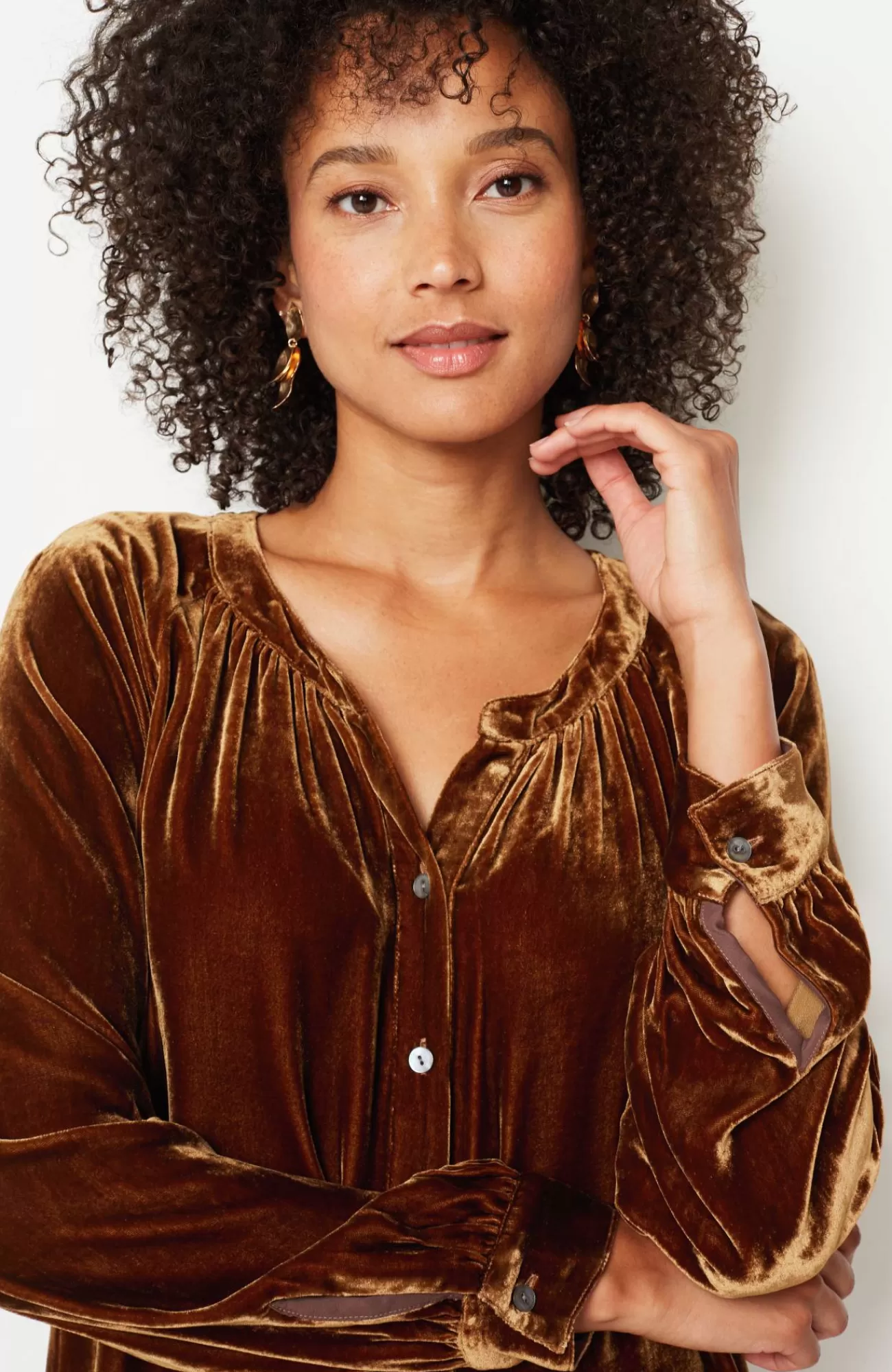rayon__silk_velvet_blouse_6.webp J.Jill Rayon & Silk Velvet Blouse Online