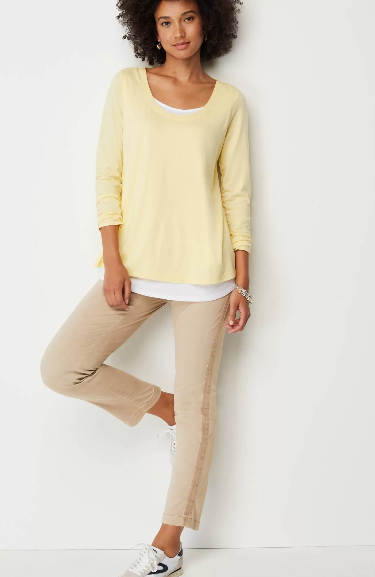 J.Jill Sateen Slim-Leg Pants Best