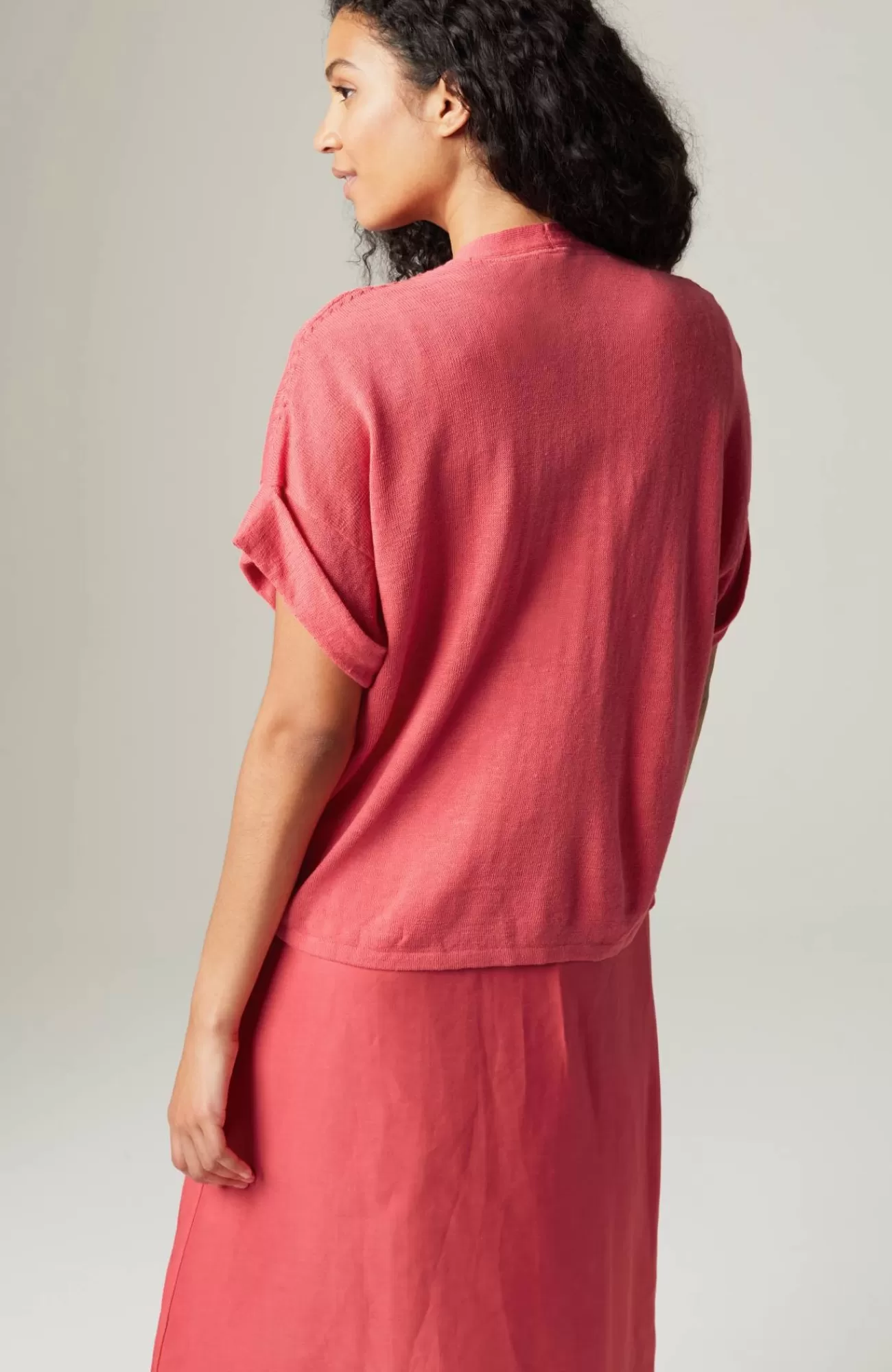 J.Jill Short Cuffed-Sleeve Open-Front Cardi Clearance