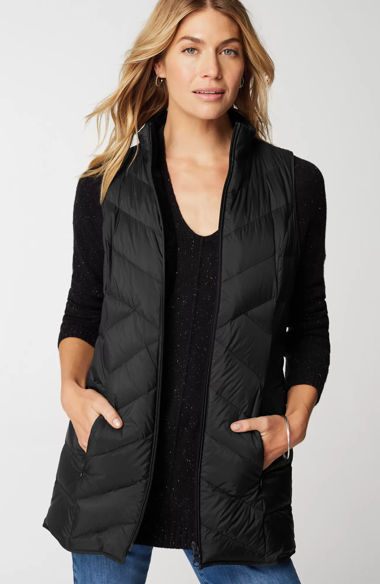 J.Jill Side-Zip Down Puffer Vest Online