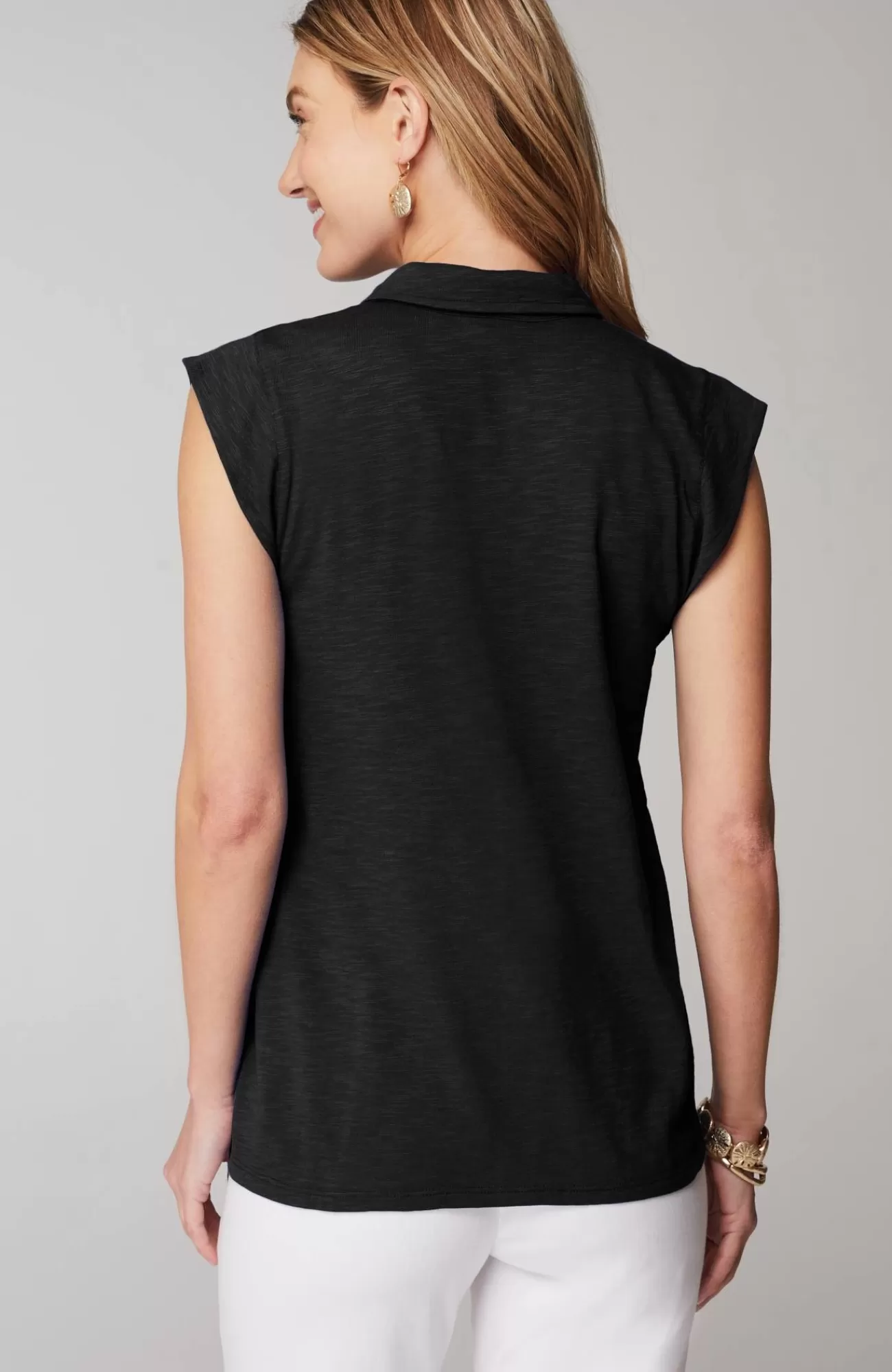 J.Jill Sleeveless Button-Front Top Sale