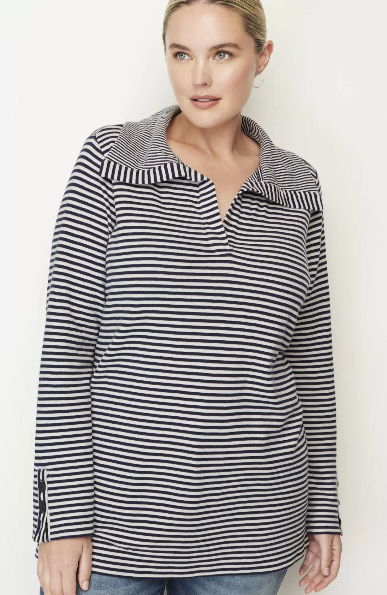 J.Jill Soft-Knit Collared Tunic Online