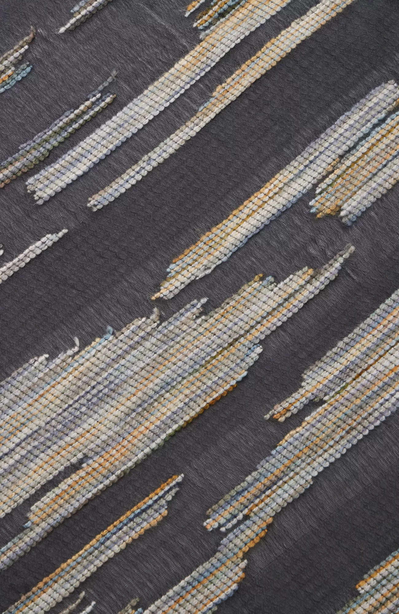 spacedyed_textured_triangle_scarf_2-1.webp J.Jill Space-Dyed Textured Triangle Scarf Grey Onyx New