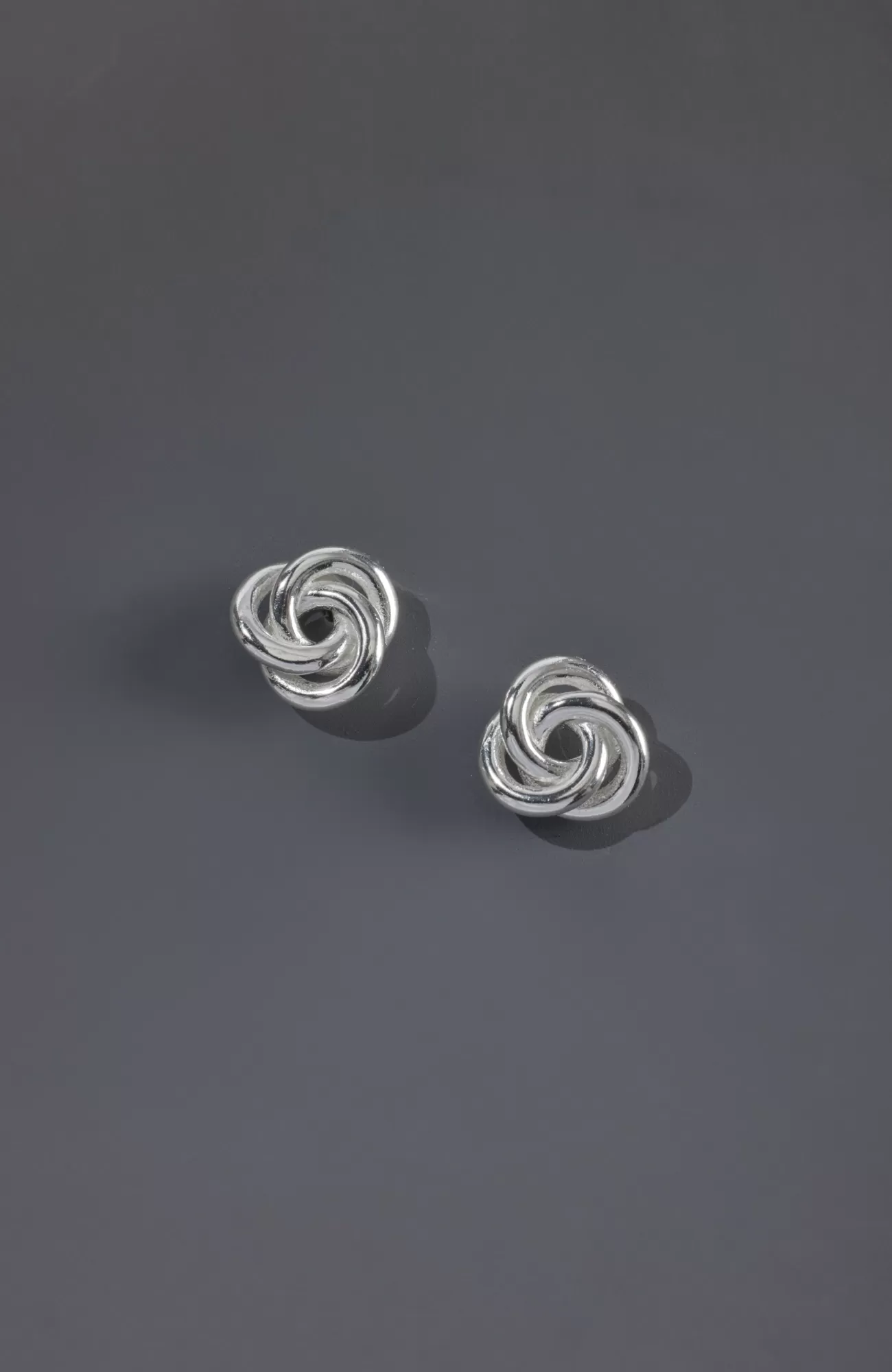 J.Jill Sterling Knot Earrings Silver Clearance