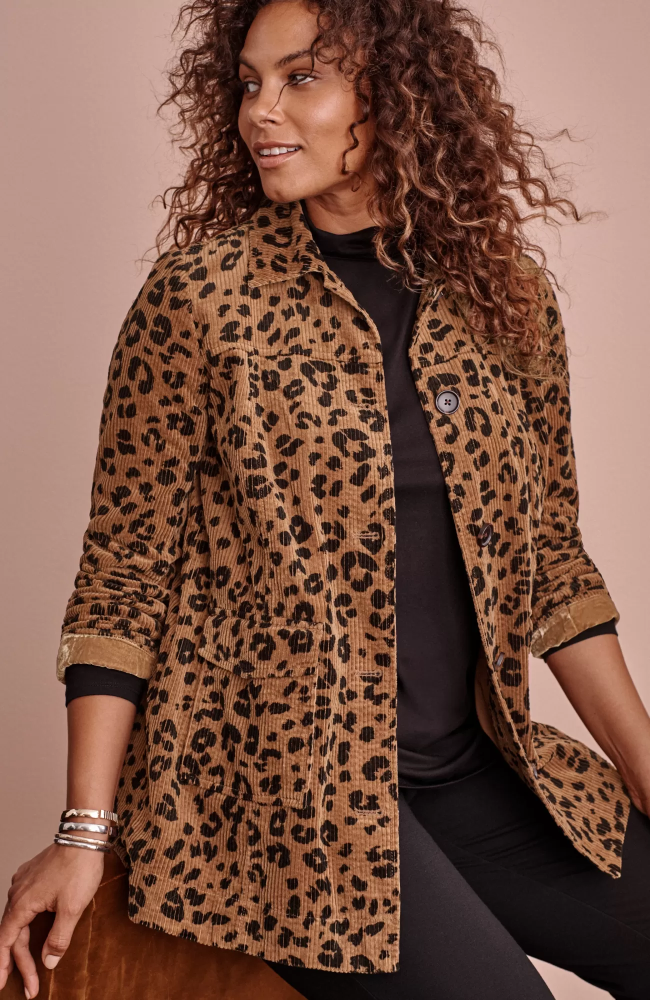 J.Jill Tumbled-Cord Coat Flash Sale