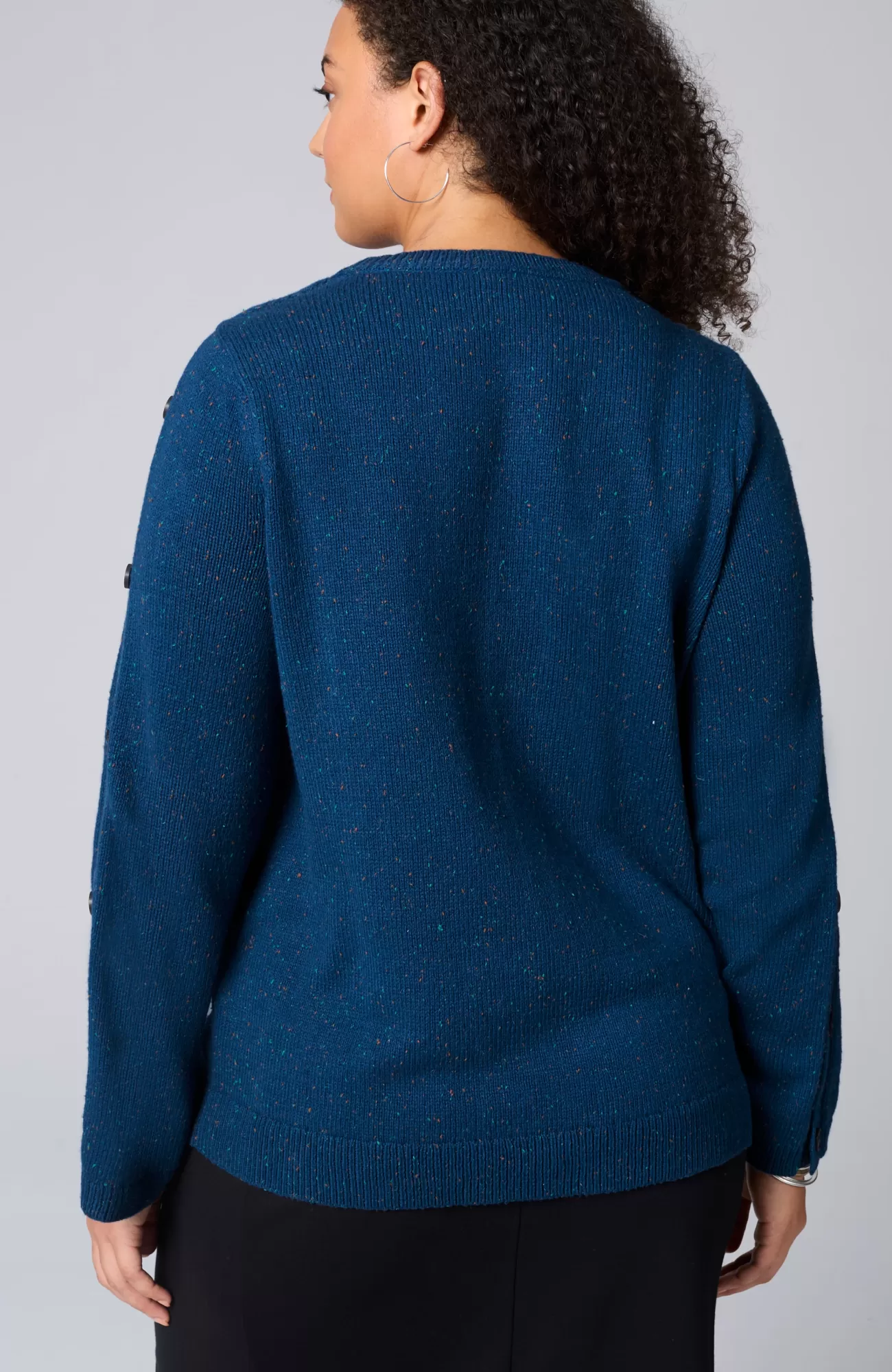 tweed_buttonedsleeve_sweater_7-1.webp J.Jill Tweed Buttoned-Sleeve Sweater Fashion