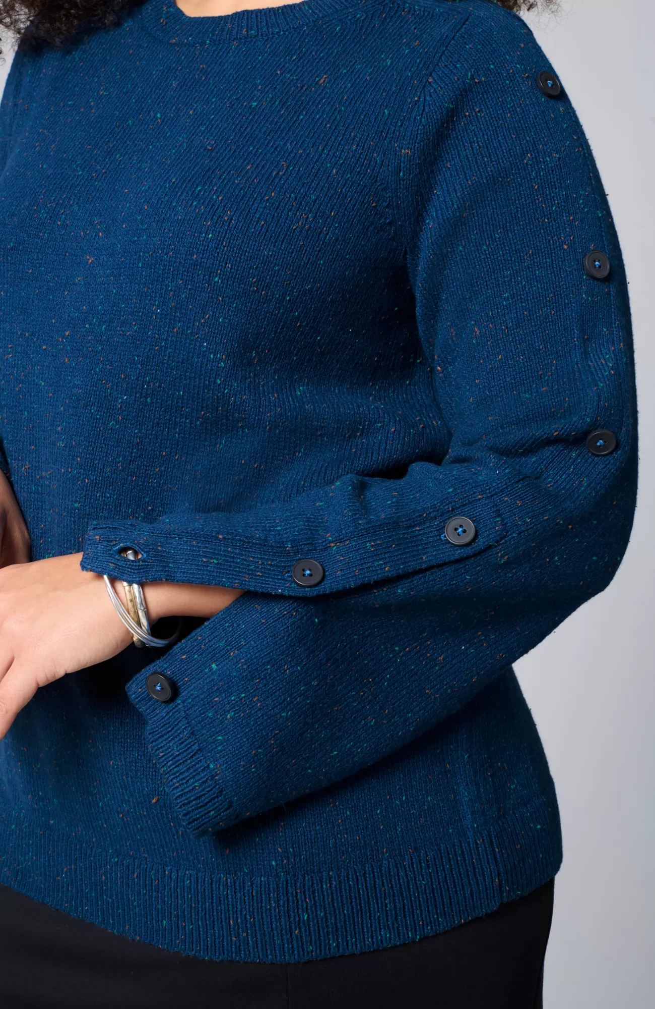 tweed_buttonedsleeve_sweater_8-1.webp J.Jill Tweed Buttoned-Sleeve Sweater Fashion