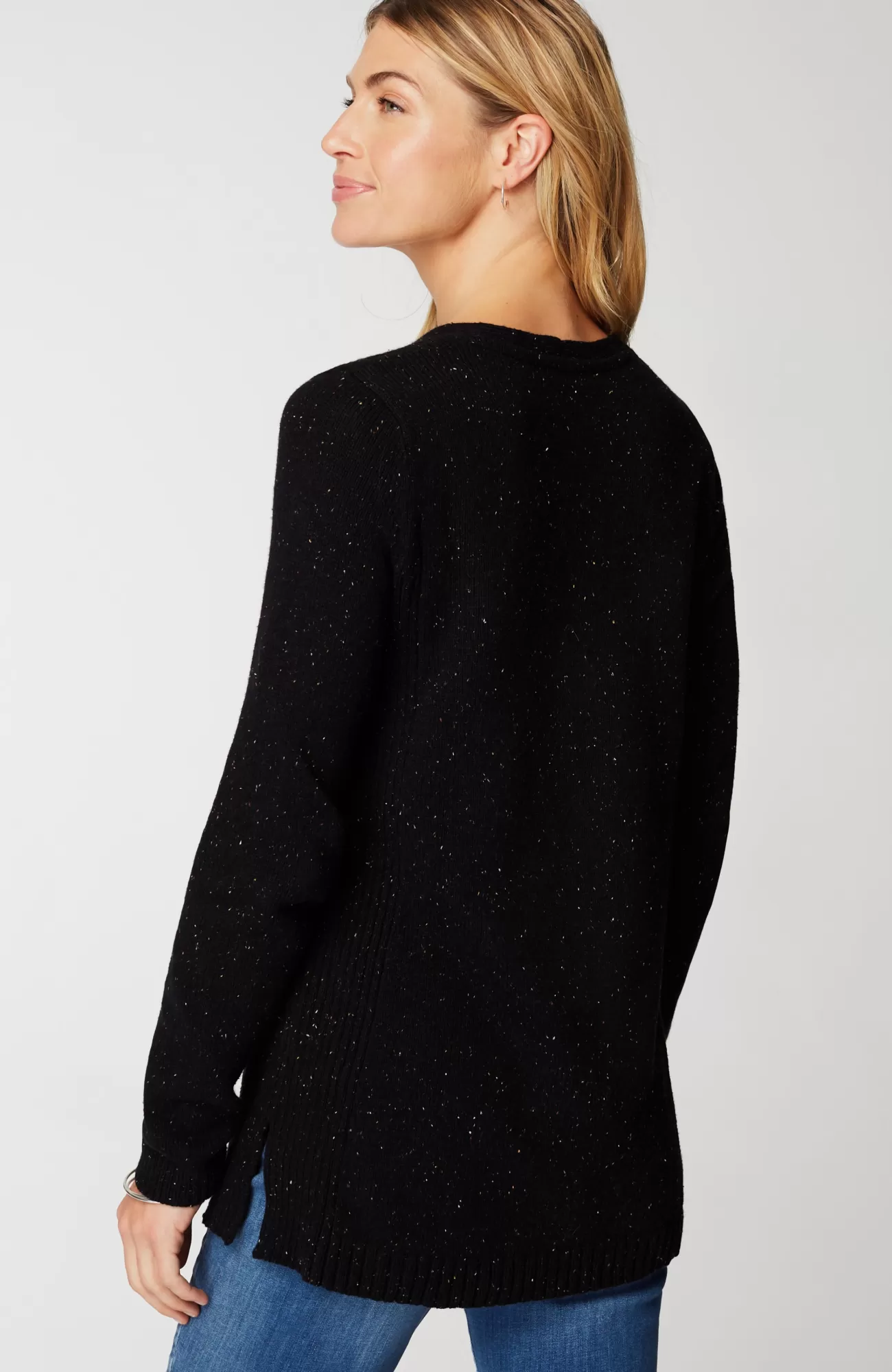 J.Jill Tweeded-Cotton Sweater Tunic Best Sale