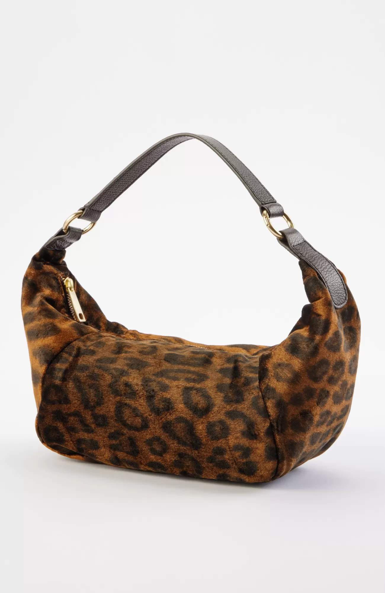 J.Jill Velvet Leopard-Printed Bag Neutral Multi Sale