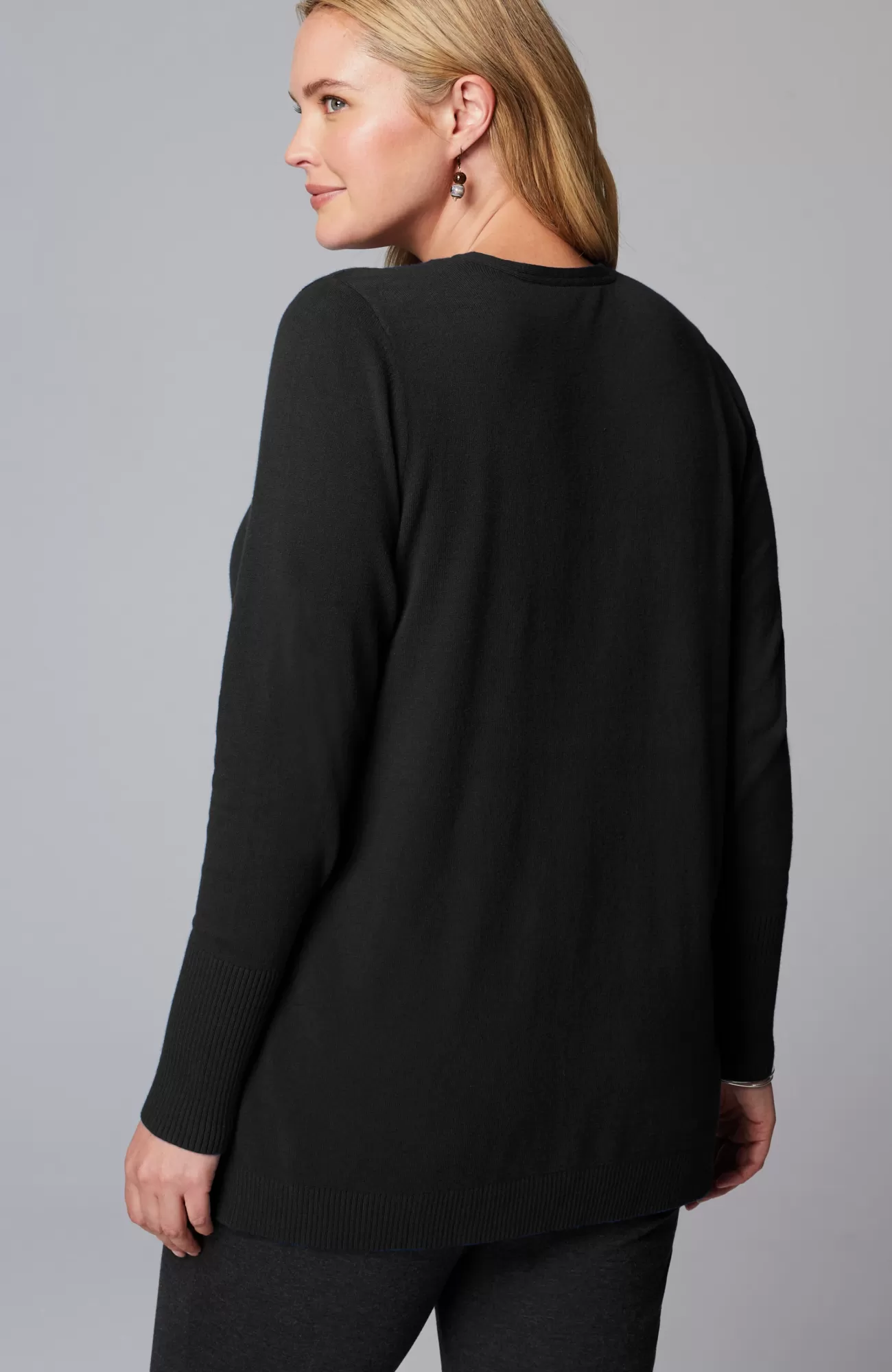 J.Jill V-Neck Sweater Tunic Tamarind Heather Discount