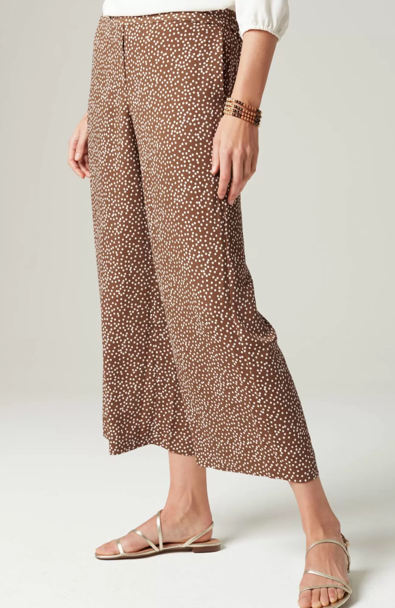 J.Jill Wearever Easy-Care Woven Wide-Leg Crops Best Sale