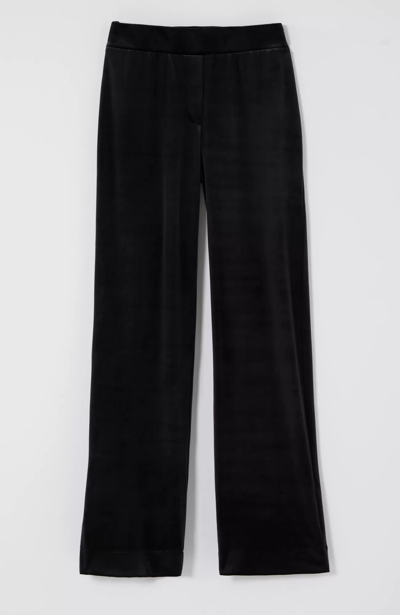 wearever_velvetknit_straightleg_trousers_3.webp J.Jill Wearever Velvet-Knit Straight-Leg Trousers Black Flash Sale