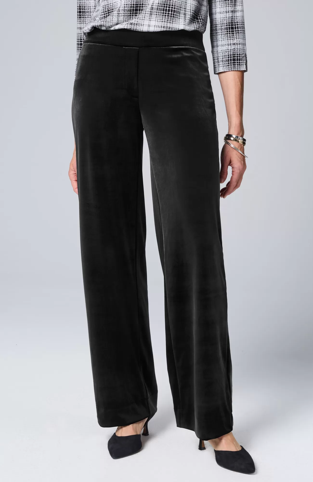wearever_velvetknit_straightleg_trousers_4.webp J.Jill Wearever Velvet-Knit Straight-Leg Trousers Black Flash Sale