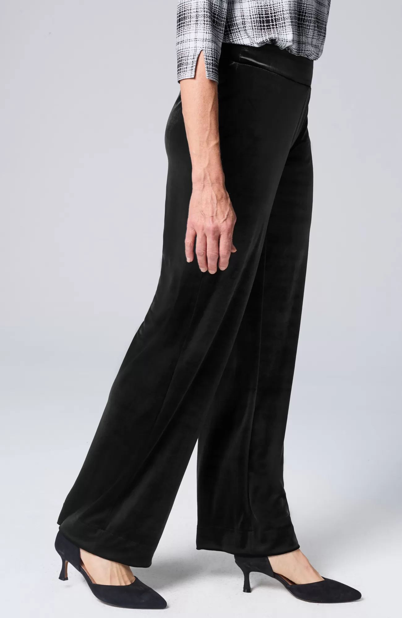 wearever_velvetknit_straightleg_trousers_5.webp J.Jill Wearever Velvet-Knit Straight-Leg Trousers Black Flash Sale