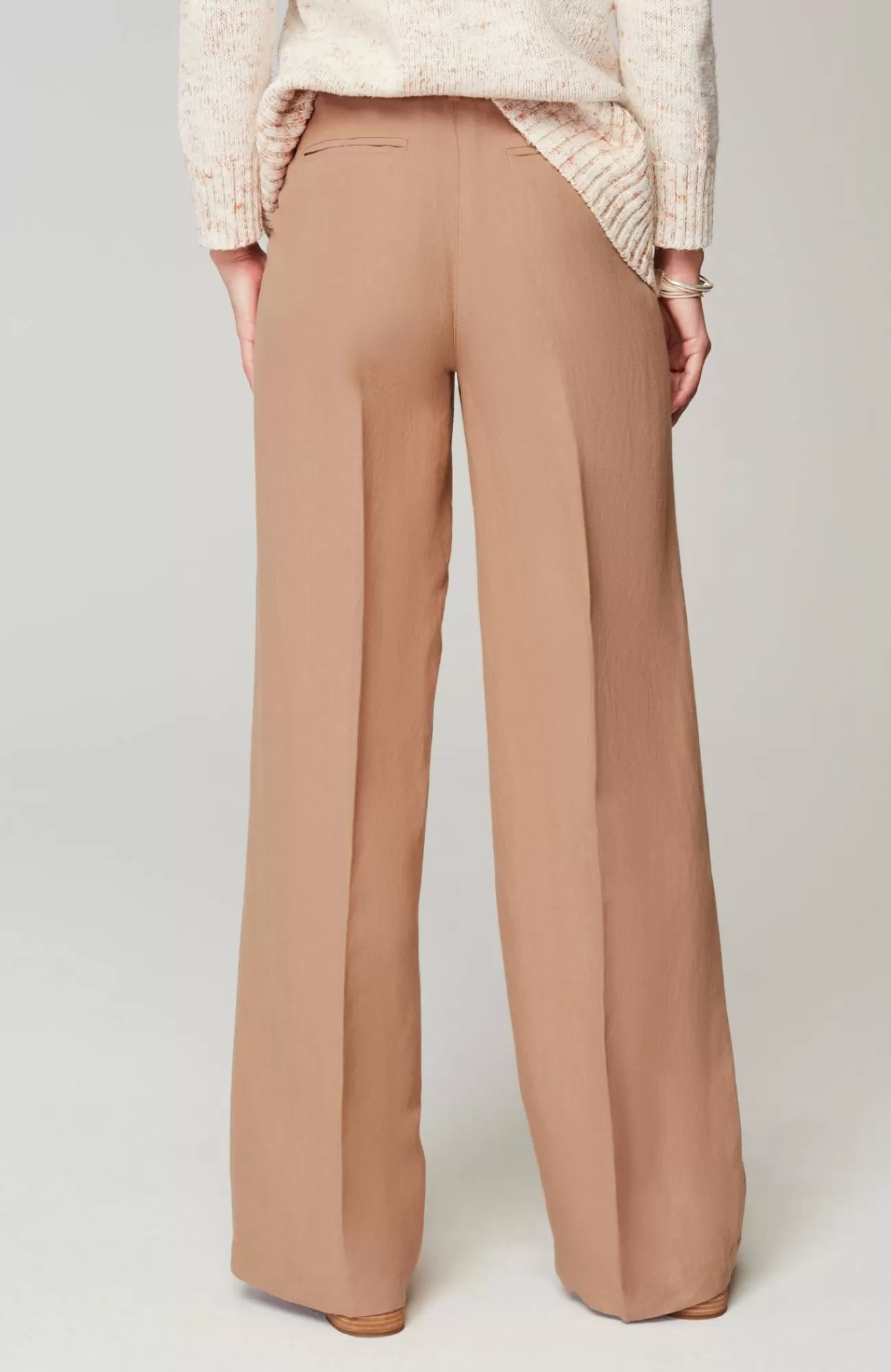 J.Jill Wide-Leg Trousers Praline New